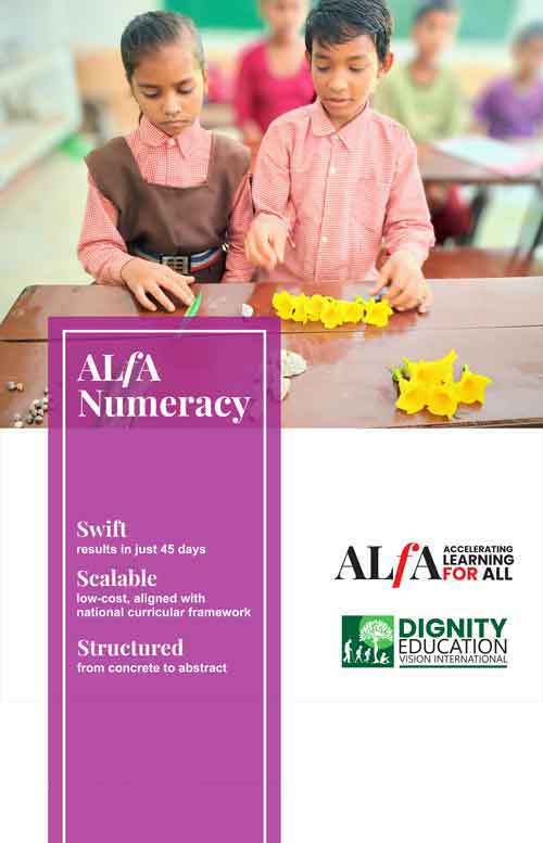 ALfA Numeracy: Swift, Scalable, Structured